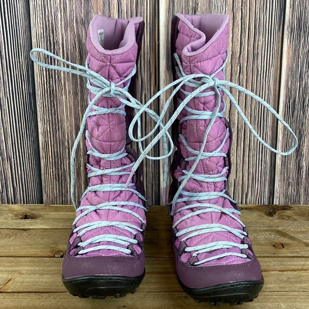 Columbia Youth Loveland Omni-Heat Snow Boot: Violet Haze, Oxogen -Size 5